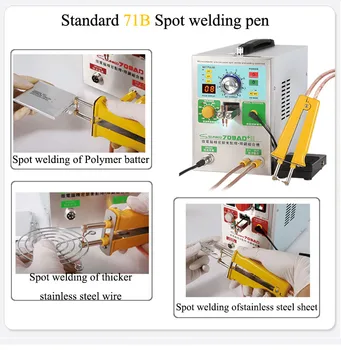 2 PCS 709AD+ 4 IN 1 Welding machine fixed pulse welding constant temperature soldering Triggered induction spot welding HB-71B
2 PCS 709AD+ 4 IN 1 Welding machine fixed pulse welding constant temperature soldering Triggered induction spot welding HB-71B