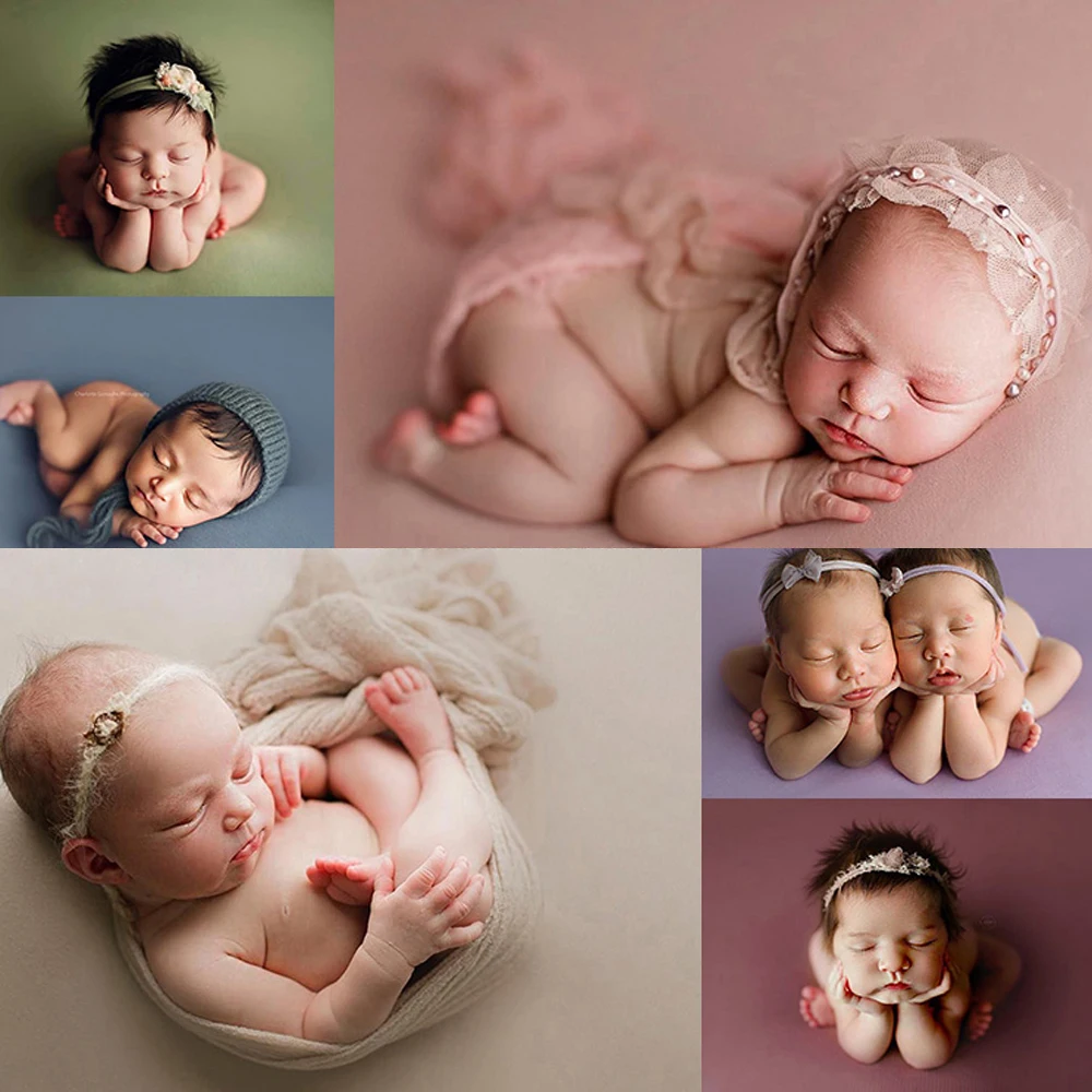 Фото Тканевый фон для фотосъемки новорожденных 25 цветов | Мать и ребенок