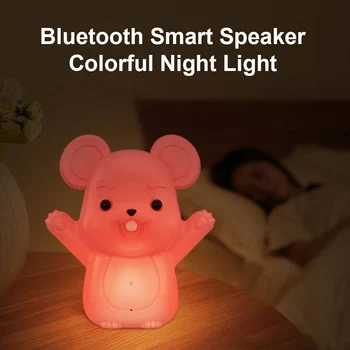 Night Light Bluetooth Speakers Rechargeable Portable Mini Wireless Speaker with HD Sound Quality Strong Bass Support AUX/TF Card
Night Light Bluetooth Speakers Rechargeable Portable Mini Wireless Speaker with HD Sound Quality Strong Bass Support AUX/TF Card