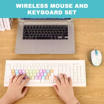 Wireless Keyboard Universal Gaming Keyboard Set Computer Typing Recreation 104 Keys Design Home Office colorful mouse pad
Wireless Keyboard Universal Gaming Keyboard Set Computer Typing Recreation 104 Keys Design Home Office colorful mouse pad
