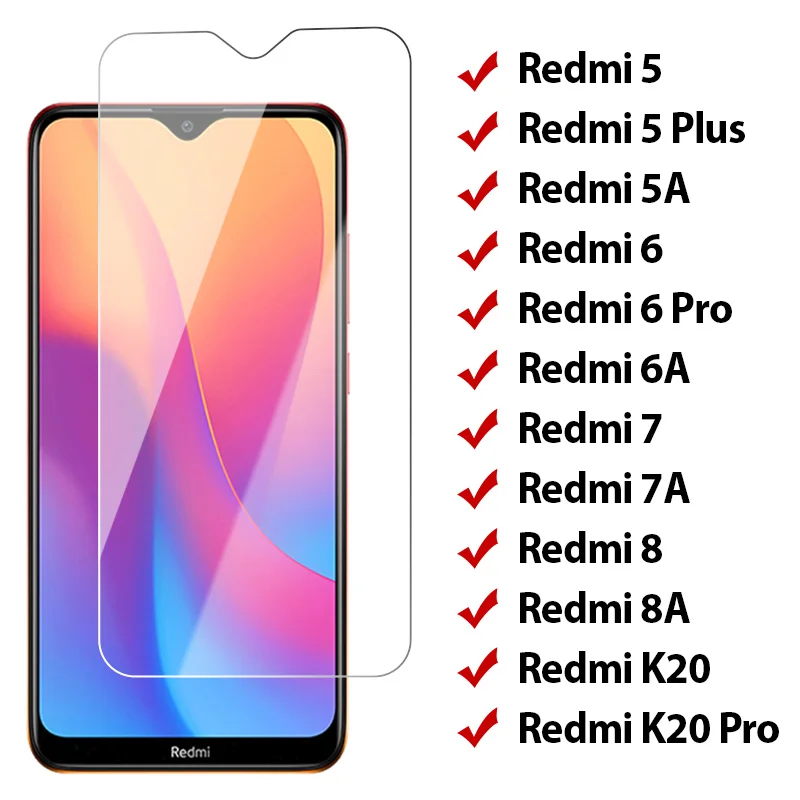 5pcs Transparent Tempered Glass for Redmi 8 8A 7 7A 5 Plus Screen Protector on Xiaomi Redmi K20 Pro 6 Pro 5A 6A Protective Film
5pcs Transparent Tempered Glass for Redmi 8 8A 7 7A 5 Plus Screen Protector on Xiaomi Redmi K20 Pro 6 Pro 5A 6A Protective Film