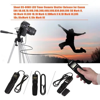 Timer Remote Control Shutter Cable RS-80N3 Release Switch Controller Cord For Canon 70D 5D3 5D4 7D2 7D 1DS 6D2 60D Camera
Timer Remote Control Shutter Cable RS-80N3 Release Switch Controller Cord For Canon 70D 5D3 5D4 7D2 7D 1DS 6D2 60D Camera