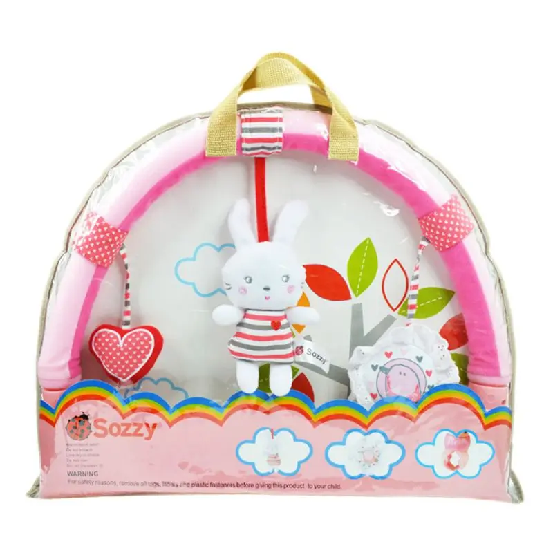 Infant Stroller Hanging Toys Soft Plush Arch Rattles Ring Bell Crib Accessory A2UB
Infant Stroller Hanging Toys Soft Plush Arch Rattles Ring Bell Crib Accessory A2UB