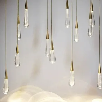 European-style creative post-modern crystal glass hotel lobby bar corridor aisle glazed drop art project Pendant Lights WF1016
European-style creative post-modern crystal glass hotel lobby bar corridor aisle glazed drop art project Pendant Lights WF1016