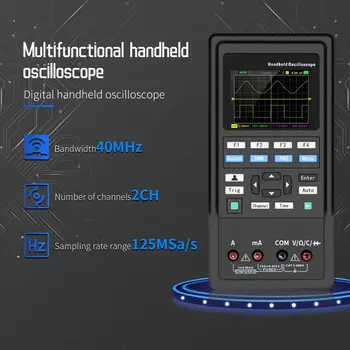 Hantek 3in1 Digital Oscilloscope+Waveform Generator+Multimeter Portable USB 2 Channels 40mhz 70mhz LCD Display Test Meter Tools
Hantek 3in1 Digital Oscilloscope+Waveform Generator+Multimeter Portable USB 2 Channels 40mhz 70mhz LCD Display Test Meter Tools