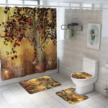Tree Maple Leaf Shower Curtain Bird Custom Waterproof Fabric Bathroom Curtains For Home Decors Polyester Fabric Bath Curtain
Tree Maple Leaf Shower Curtain Bird Custom Waterproof Fabric Bathroom Curtains For Home Decors Polyester Fabric Bath Curtain