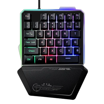 Gaming Keyboard Mechanical One-Handed Keyboard for Mobile Game Left Hand Keyboard
Gaming Keyboard Mechanical One-Handed Keyboard for Mobile Game Left Hand Keyboard