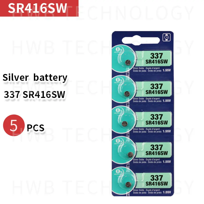 5X New LONG LASTING 337 SR416SW 623 D337 V337 SP337 Watch Battery Button Coin Cell MADE IN JAPAN 100% Original Brand
5X New LONG LASTING 337 SR416SW 623 D337 V337 SP337 Watch Battery Button Coin Cell MADE IN JAPAN 100% Original Brand