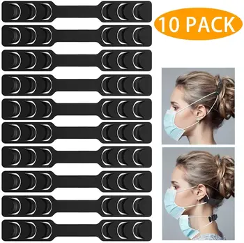 10 Pcs Strap Hook for Masks 3 Gear Adjustable Extension Strap for Relieving Long-Time Wearing Ears' Pressure&Pain
10 Pcs Strap Hook for Masks 3 Gear Adjustable Extension Strap for Relieving Long-Time Wearing Ears' Pressure&Pain