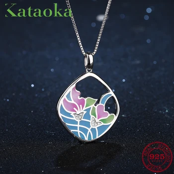 Pendants 2018 High quality Fashion Colorful Enamel Flower 925 Sterling Silver Charm For Women Necklace Party Jewelry Gift 
Pendants 2018 High quality Fashion Colorful Enamel Flower 925 Sterling Silver Charm For Women Necklace Party Jewelry Gift