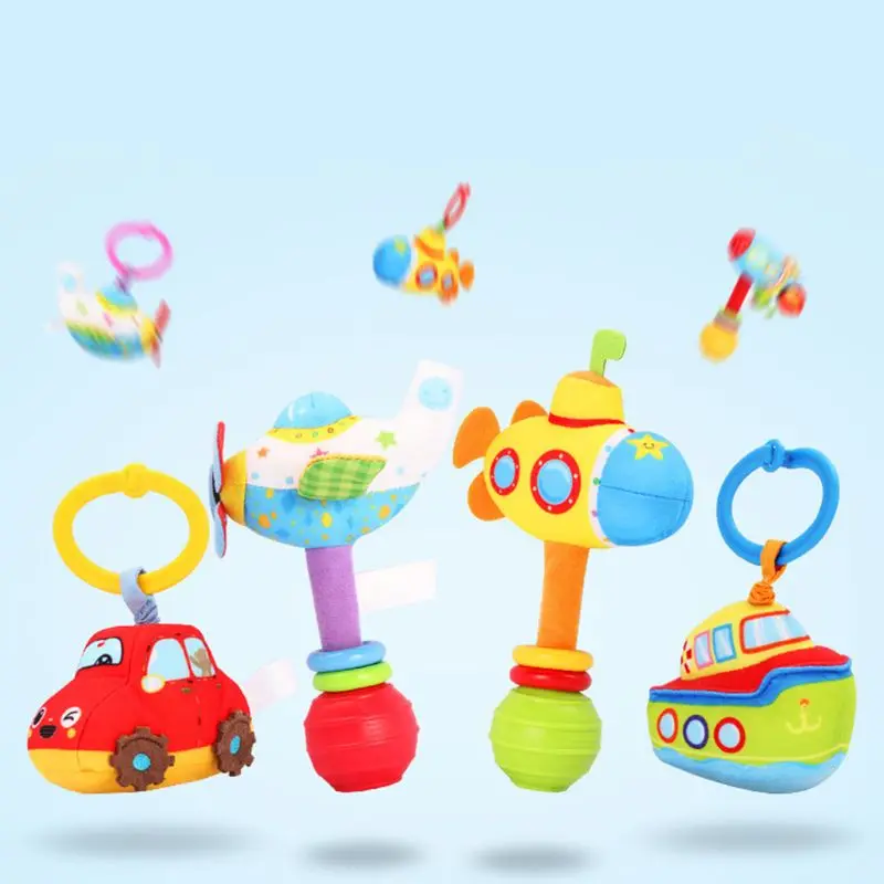 Cartoon Plush Baby Rattle Jingle Sound Grasping Musical Hand Shaker Cots Hanging Bell Intelligent Development Educational Toy
Cartoon Plush Baby Rattle Jingle Sound Grasping Musical Hand Shaker Cots Hanging Bell Intelligent Development Educational Toy