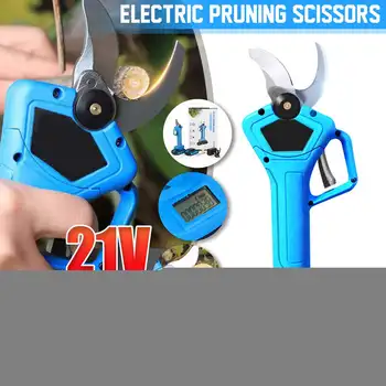21V 2000mah Rechargeable Electric Pruning Scissors Pruning Shears Garden Pruner Secateur Branch Cutter Cutting Tool w/2Batterys
21V 2000mah Rechargeable Electric Pruning Scissors Pruning Shears Garden Pruner Secateur Branch Cutter Cutting Tool w/2Batterys