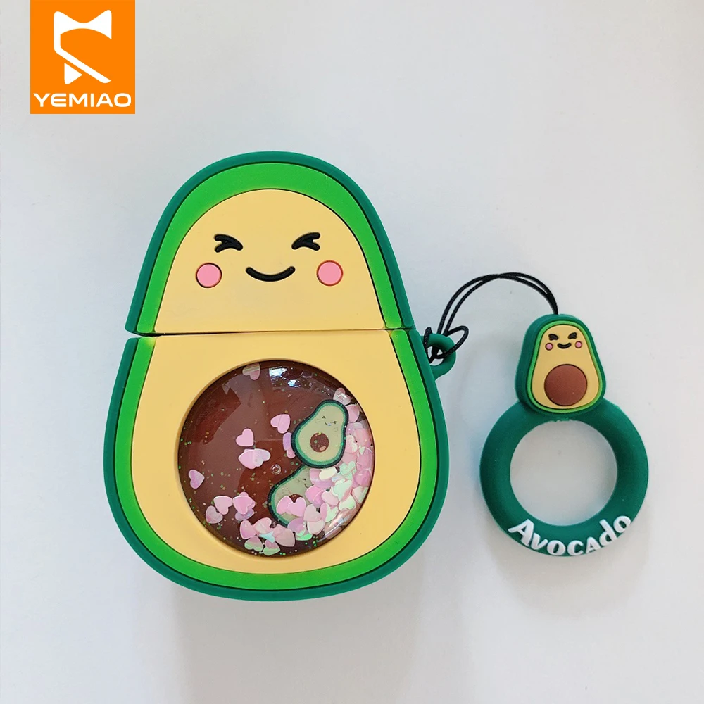 Avocado Quicksand Soft Silicone Case For Airpods Headphone Pineapple Strawberry Charging Box Case Protective Cover For Airpod
Avocado Quicksand Soft Silicone Case For Airpods Headphone Pineapple Strawberry Charging Box Case Protective Cover For Airpod