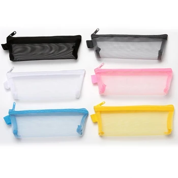 go back School Mesh Pencil bag Simple Transparent Pencil Case pouch Student Supplies Stationery Storage Bags yellow blue handbag
go back School Mesh Pencil bag Simple Transparent Pencil Case pouch Student Supplies Stationery Storage Bags yellow blue handbag