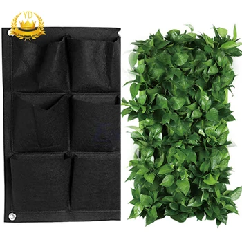Hot 6 Bolsillos Verticales Reverdecimiento Colgar Wall Garden Plantar Bolsa Pared Maceta Hierbas Maceta TOB
Hot 6 Bolsillos Verticales Reverdecimiento Colgar Wall Garden Plantar Bolsa Pared Maceta Hierbas Maceta TOB