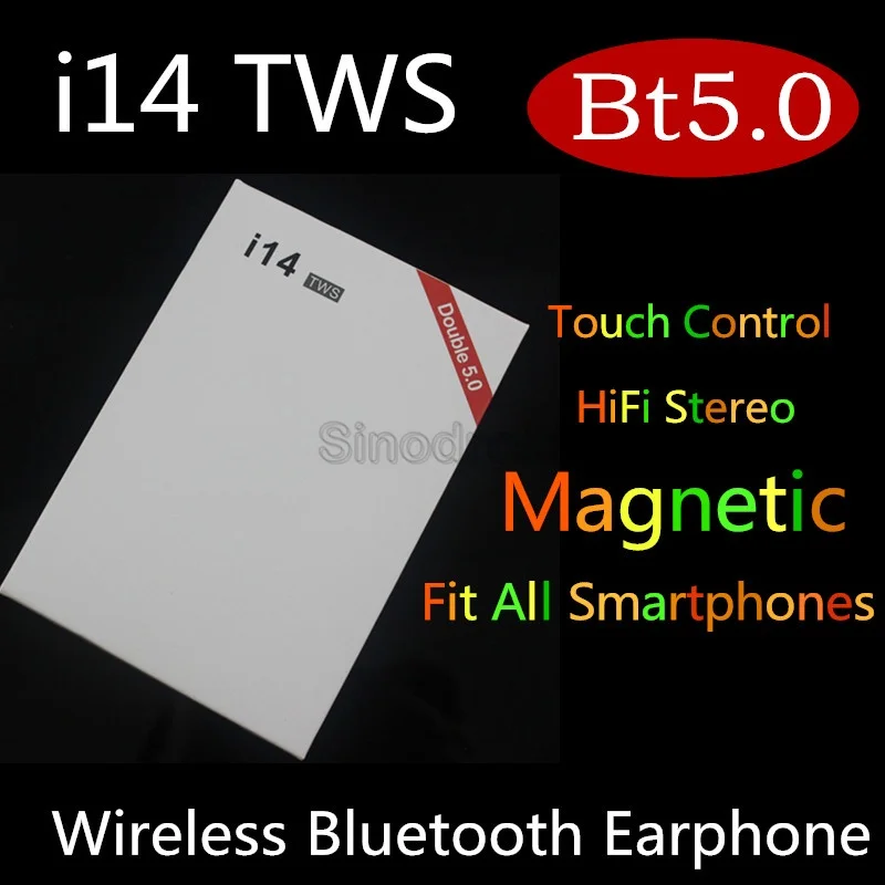 i14 Twins Wireless Bluetooth 5.0 Stereo Earphone Sport Earbuds Super Bass In-Ear Earpieces With Charging Socket Earphones
i14 Twins Wireless Bluetooth 5.0 Stereo Earphone Sport Earbuds Super Bass In-Ear Earpieces With Charging Socket Earphones