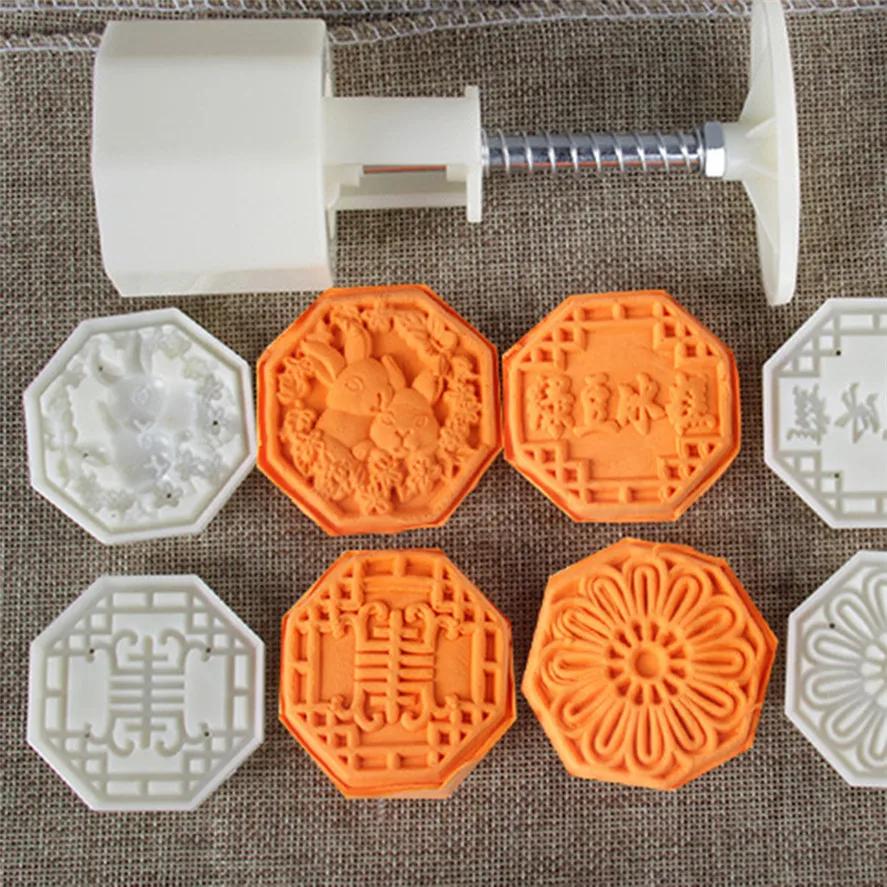 New 1Set Mooncake Mold DIY Flower Mid-autumn Festival Hand Press Moon Cake Molds Cookies Cutter Molds Set 0725#30
New 1Set Mooncake Mold DIY Flower Mid-autumn Festival Hand Press Moon Cake Molds Cookies Cutter Molds Set 0725#30