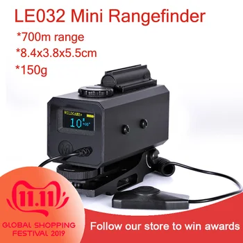 LE032 Mini Range Finder For Night Hunting Opitcal Laser Designator Rangefinder 150g Weight Wild Game Sight
LE032 Mini Range Finder For Night Hunting Opitcal Laser Designator Rangefinder 150g Weight Wild Game Sight