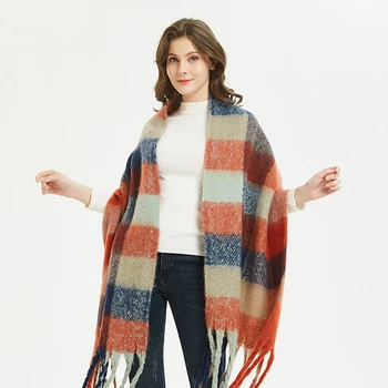 2019 new warm scarf winter Thick cotton Women Shawl Tassel stripe plaid scarves new year gifts girl scarfs Anniversary gift
2019 new warm scarf winter Thick cotton Women Shawl Tassel stripe plaid scarves new year gifts girl scarfs Anniversary gift