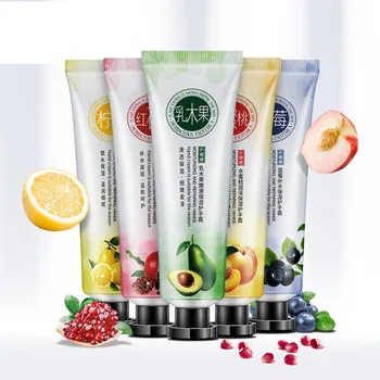 Fruit Nourish Hand Cream tubes peaches cute peach banana mango shea butter moisture lotion banano banane ointment for hands care
Fruit Nourish Hand Cream tubes peaches cute peach banana mango shea butter moisture lotion banano banane ointment for hands care
