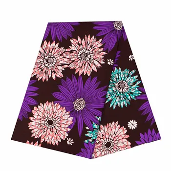 2020 latest african wax printed fabric 6yards high quality purple flower double-sided wax dyed fabric African wax print fabric
2020 latest african wax printed fabric 6yards high quality purple flower double-sided wax dyed fabric African wax print fabric