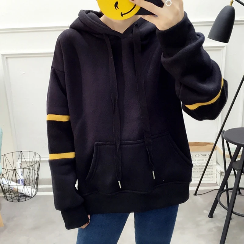 Women Sweatshirts Elegant Color Block Striped Pullovers Tops Lady Hooded Sweatshirt Autumn Minimalist Clothing
Women Sweatshirts Elegant Color Block Striped Pullovers Tops Lady Hooded Sweatshirt Autumn Minimalist Clothing