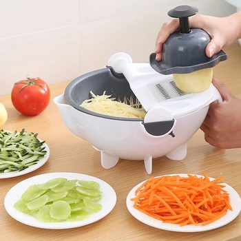 Multifunctional Vegetable Fruit Slicer Cutter Set Round Hand Manual Potato Carrot Grater Chopper Kitchen Tool
Multifunctional Vegetable Fruit Slicer Cutter Set Round Hand Manual Potato Carrot Grater Chopper Kitchen Tool