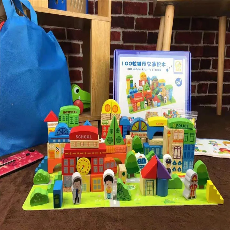 100 Tablets City Traffic Product Wooden 1-2 a Year of Age 1-3-6 Years Old Baby Children'S Educational Wooden Toy
100 Tablets City Traffic Product Wooden 1-2 a Year of Age 1-3-6 Years Old Baby Children'S Educational Wooden Toy