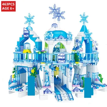 463Pcs Elsa Anna Ice Dream Romantic Castle Building Blocks Christoph Princess Castle Friends Bricks Toys for Children
463Pcs Elsa Anna Ice Dream Romantic Castle Building Blocks Christoph Princess Castle Friends Bricks Toys for Children