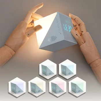 Portable Mini LED Alarm Clock Lamp USB Charging Small Night Light Multi-function Desk Clocks Voice Control Mode Snooze Function
Portable Mini LED Alarm Clock Lamp USB Charging Small Night Light Multi-function Desk Clocks Voice Control Mode Snooze Function