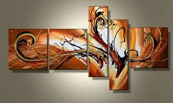 Handmade 5 Piece Abstract Group Oil Painting Hand-Painted Modern Canvas Wall Art for Living Room Wall Decor Home Decoration
Handmade 5 Piece Abstract Group Oil Painting Hand-Painted Modern Canvas Wall Art for Living Room Wall Decor Home Decoration