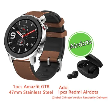 Amazfit GTR 47mm Smart Watch Global Version Smartwatch 12Sports Modes 5ATM Waterproof GPS 24Days Battery AMOLE 
Amazfit GTR 47mm Smart Watch Global Version Smartwatch 12Sports Modes 5ATM Waterproof GPS 24Days Battery AMOLE