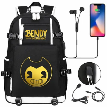 Anime Bendy Backpack Girl Boy Large Capacity School Bag Laptop Bag Waterproof Multifunction USB Charging Travel Backpack Mochila
Anime Bendy Backpack Girl Boy Large Capacity School Bag Laptop Bag Waterproof Multifunction USB Charging Travel Backpack Mochila