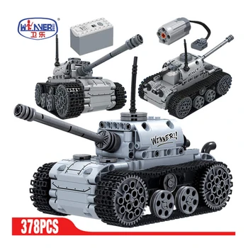 IN STOCK H&HXY KAIZHI 7117 378Pcs Military Series Tank Model with motor Building Kits Blocks Bricks Toy Gift KY10001 KY10000
IN STOCK H&HXY KAIZHI 7117 378Pcs Military Series Tank Model with motor Building Kits Blocks Bricks Toy Gift KY10001 KY10000