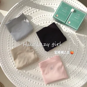 Peach 2.0 ice silk traceless mid waist women's briefs ultra thin and breathable quantum box underpants for women 
Peach 2.0 ice silk traceless mid waist women's briefs ultra thin and breathable quantum box underpants for women