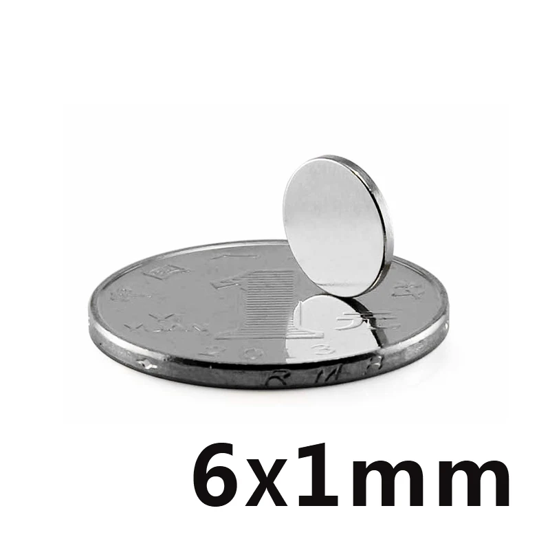 300/500/1000pcs 6X1mm Mini Small Round Magnets Strong Cylinder Rare Earth Magnet 6mm X 1mm Neodymium Bulk Sheet N35 Disc 6*1mm
300/500/1000pcs 6X1mm Mini Small Round Magnets Strong Cylinder Rare Earth Magnet 6mm X 1mm Neodymium Bulk Sheet N35 Disc 6*1mm