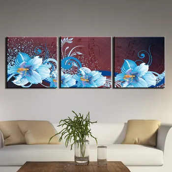 3 Pieces Canvas Wall Art Still Life Blue Flower Pictures Prints Poster for Bedroom Home Wall Decor Canvas Painting 
3 Pieces Canvas Wall Art Still Life Blue Flower Pictures Prints Poster for Bedroom Home Wall Decor Canvas Painting