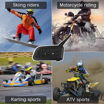 1 Set Motorcycle Helmet Bluetooth Headset Intercom 1200M Communica Wireless Intercomunicador BT Interphone
1 Set Motorcycle Helmet Bluetooth Headset Intercom 1200M Communica Wireless Intercomunicador BT Interphone