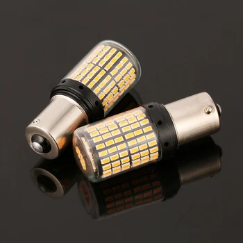 Onever 2pcs Car Anti-Stroboscopic Turn Light 144 Pieces SMD Led Turn Lamp Yellow-Light Compact
Onever 2pcs Car Anti-Stroboscopic Turn Light 144 Pieces SMD Led Turn Lamp Yellow-Light Compact