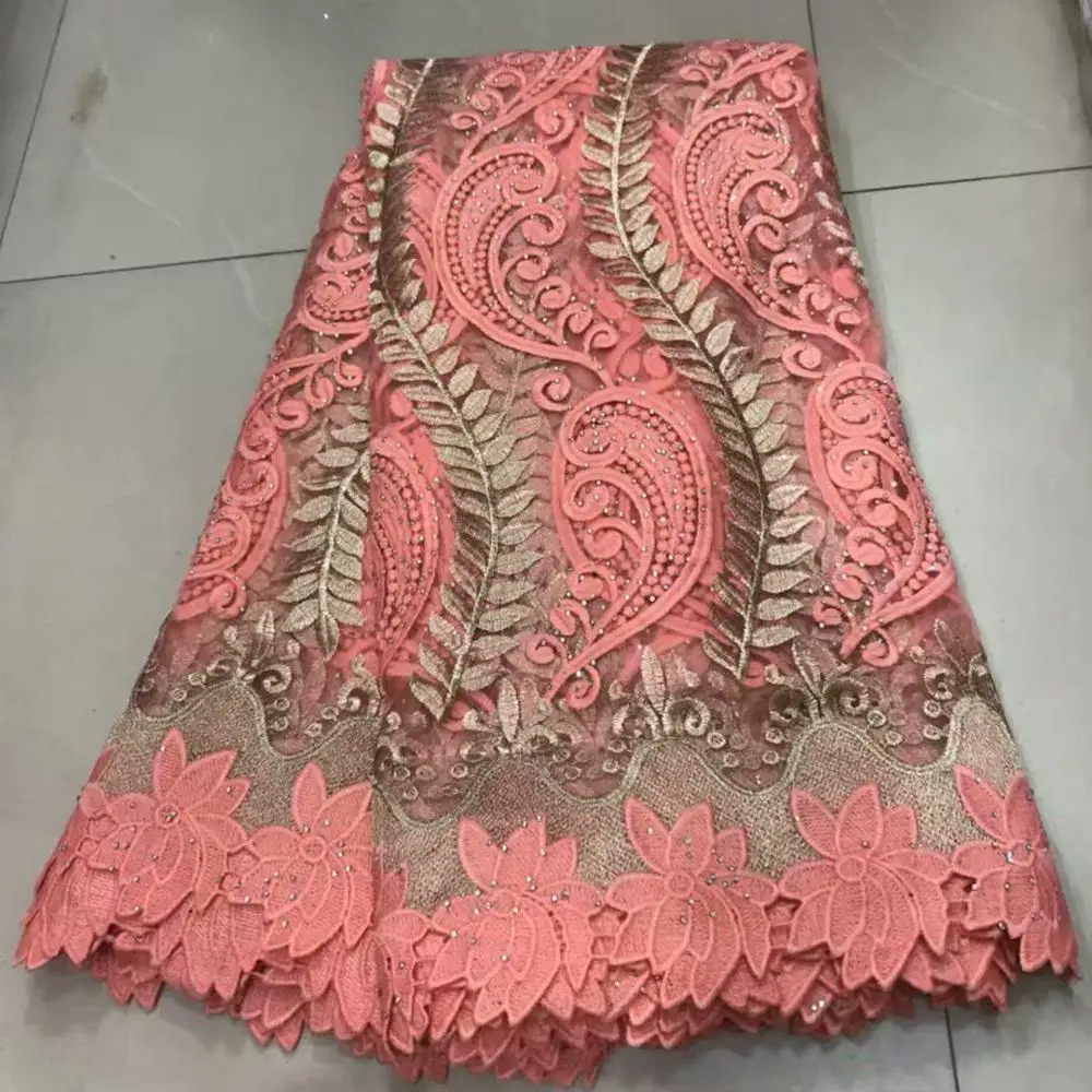 5yards stones 2019 High Quality Nigerian Lace Fabrics African French Net Lace Fabric Embroidered Tulle Mesh Lace Fabric DFSE211
5yards stones 2019 High Quality Nigerian Lace Fabrics African French Net Lace Fabric Embroidered Tulle Mesh Lace Fabric DFSE211