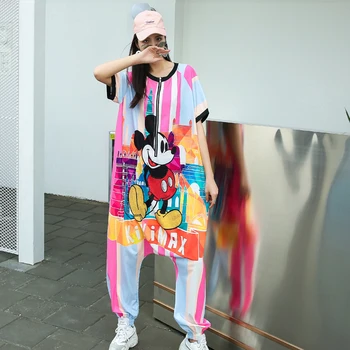 Tide brand hot diamond cartoon foreign jumpsuit female summer 2020 new hip-hop style short sleeve fashion large size piece pants
Tide brand hot diamond cartoon foreign jumpsuit female summer 2020 new hip-hop style short sleeve fashion large size piece pants