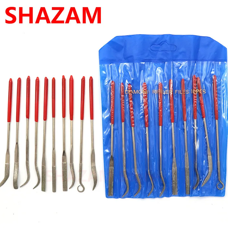 Mini Rasp Diamond Needle File Set Assorted Bend Files Wholesale Repair Wood Grinding Hand File Tools 3x140mm Grit 150 10pcs
Mini Rasp Diamond Needle File Set Assorted Bend Files Wholesale Repair Wood Grinding Hand File Tools 3x140mm Grit 150 10pcs