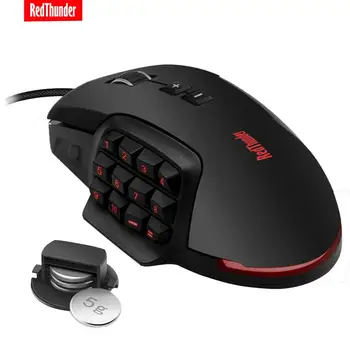 RedThunder MMO Gaming Mouse 10000 DPI 17-KEY Programmable Mouse High Sensitivity Mouse RGB Backlight Mouse For Laptop PC Gamer
RedThunder MMO Gaming Mouse 10000 DPI 17-KEY Programmable Mouse High Sensitivity Mouse RGB Backlight Mouse For Laptop PC Gamer