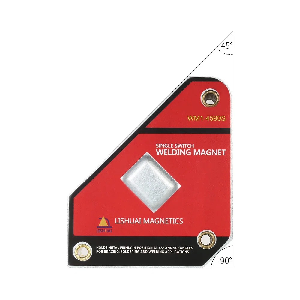 Hot LISHUAI Strong Single Switch Neodymium Welding Magnet Holder On/Off Switch Magnetic Clamp Small Size
Hot LISHUAI Strong Single Switch Neodymium Welding Magnet Holder On/Off Switch Magnetic Clamp Small Size