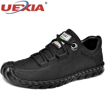 UEXIA Handmade Men's Leather Casual Shoes Moccasins Men Loafers Luxury Brand Footwear Fashion Sneakers Male Boat Shoes Krasovki
UEXIA Handmade Men's Leather Casual Shoes Moccasins Men Loafers Luxury Brand Footwear Fashion Sneakers Male Boat Shoes Krasovki