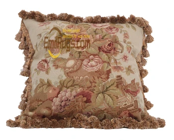 chic needlepoint decor cushion flower 100% woolen handmade embroidery floral knitted vintage pastoral style
chic needlepoint decor cushion flower 100% woolen handmade embroidery floral knitted vintage pastoral style