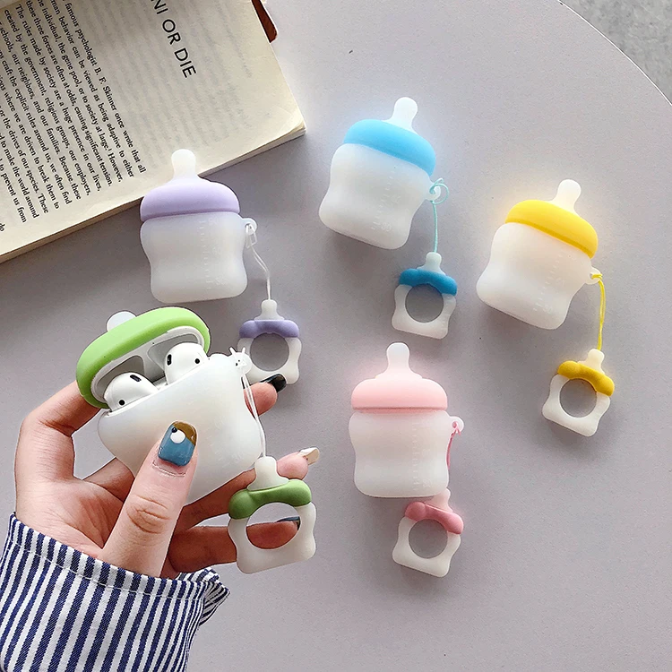 For Apple Airpods Case Soft Silicone Milk Bottle Wireless Bluetooth Earphone Case For Airpods 1/2(065)
For Apple Airpods Case Soft Silicone Milk Bottle Wireless Bluetooth Earphone Case For Airpods 1/2(065)