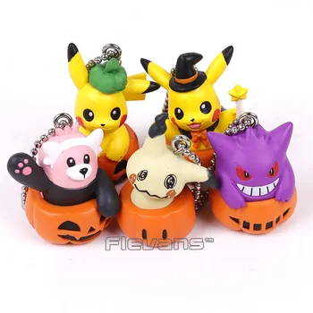 Cartoon Kawaii Monsters Gengar Mimikyu Halloween Pumpkin Mini PVC Figures Toys Keychains 5pcs/set 4cm
Cartoon Kawaii Monsters Gengar Mimikyu Halloween Pumpkin Mini PVC Figures Toys Keychains 5pcs/set 4cm