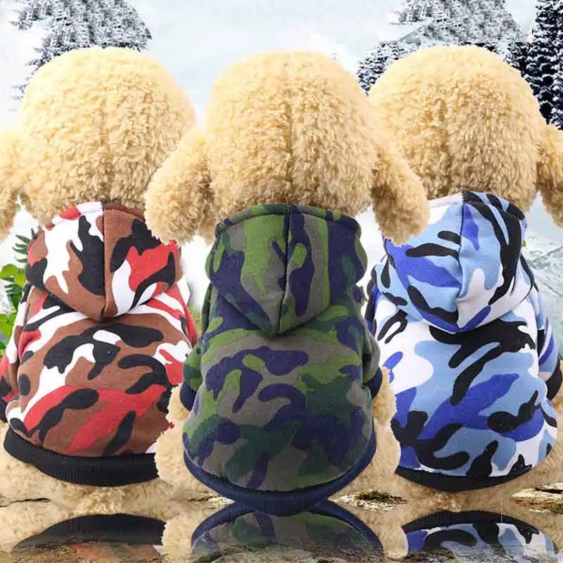 camouflage dog sweater