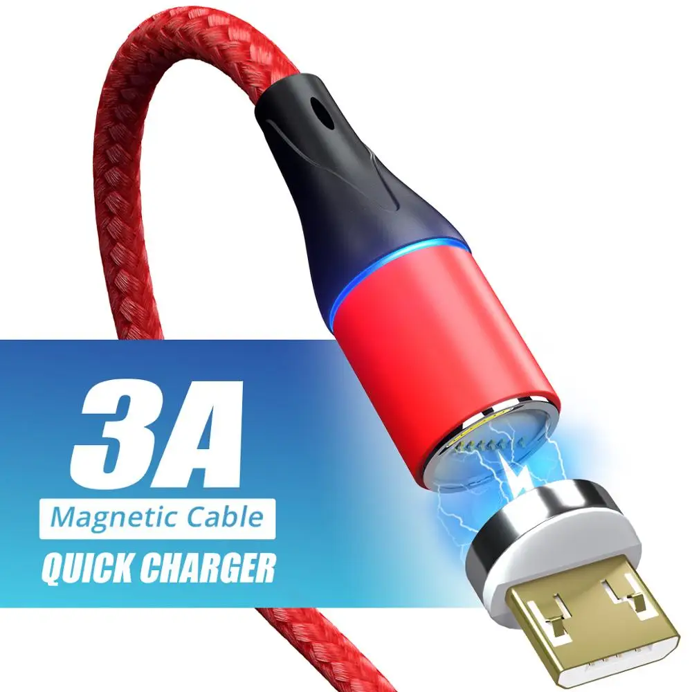 Magnetic Cable Micro USB Cable 3A Fast Charging Magnet Line Android Charging Line Data Synchronization for Huawei Xiaomi LG
Magnetic Cable Micro USB Cable 3A Fast Charging Magnet Line Android Charging Line Data Synchronization for Huawei Xiaomi LG